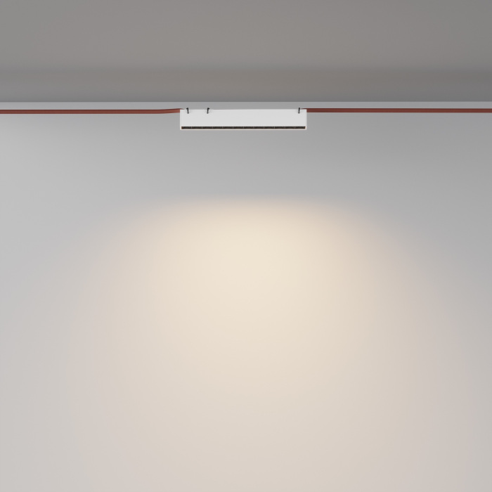 Трековый светильник Maytoni Points Parity TR128B-12W3K-M-W 3000K 12Вт белый (tr128b-12w3k-m-w)