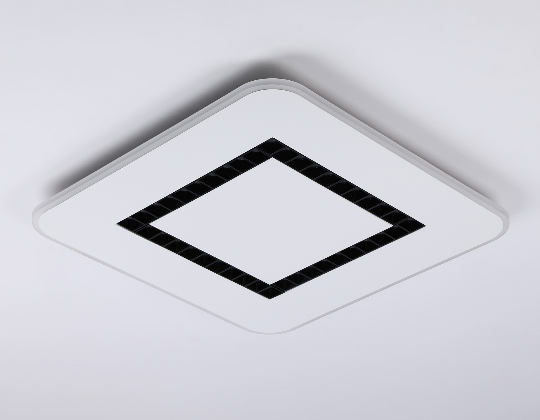 Потолочный светодиодный светильник с пультом FL51415 WH белый 3000K/4200K/6400K 68W 488*488*40 (ПДУ ИК)