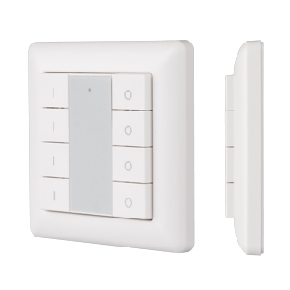 Панель Knob SR-KN9550K8-UP White (KNX, DIM) (Arlight, IP20 Пластик, 3 года) 021370