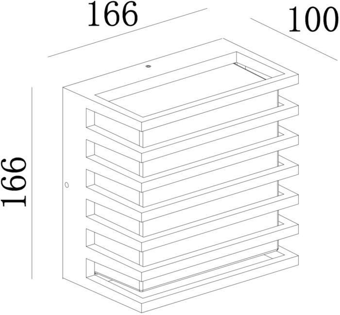 Настенный светильник уличный светодиодный Downing Street O020WL-L10B4K IP65 (o020wl-l10b4k)