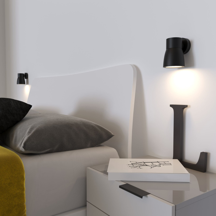 Спот настенный Cono MRL 1027 черный (a061047)