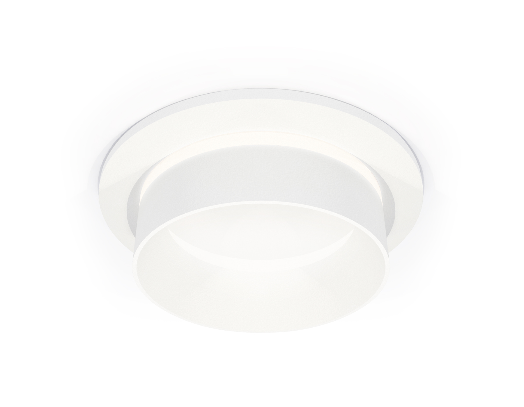 Комплект встраиваемого светильника с акрилом XC6512061 SWH/FR белый песок/белый матовый MR16 GU5.3 (C6512, N6228)