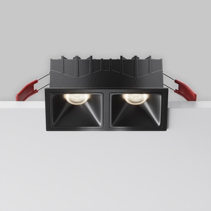 Встраиваемый светильник Maytoni Alfa LED DL043-02-10W4K-SQ-B-1 (dl043-02-10w4k-sq-b-1)