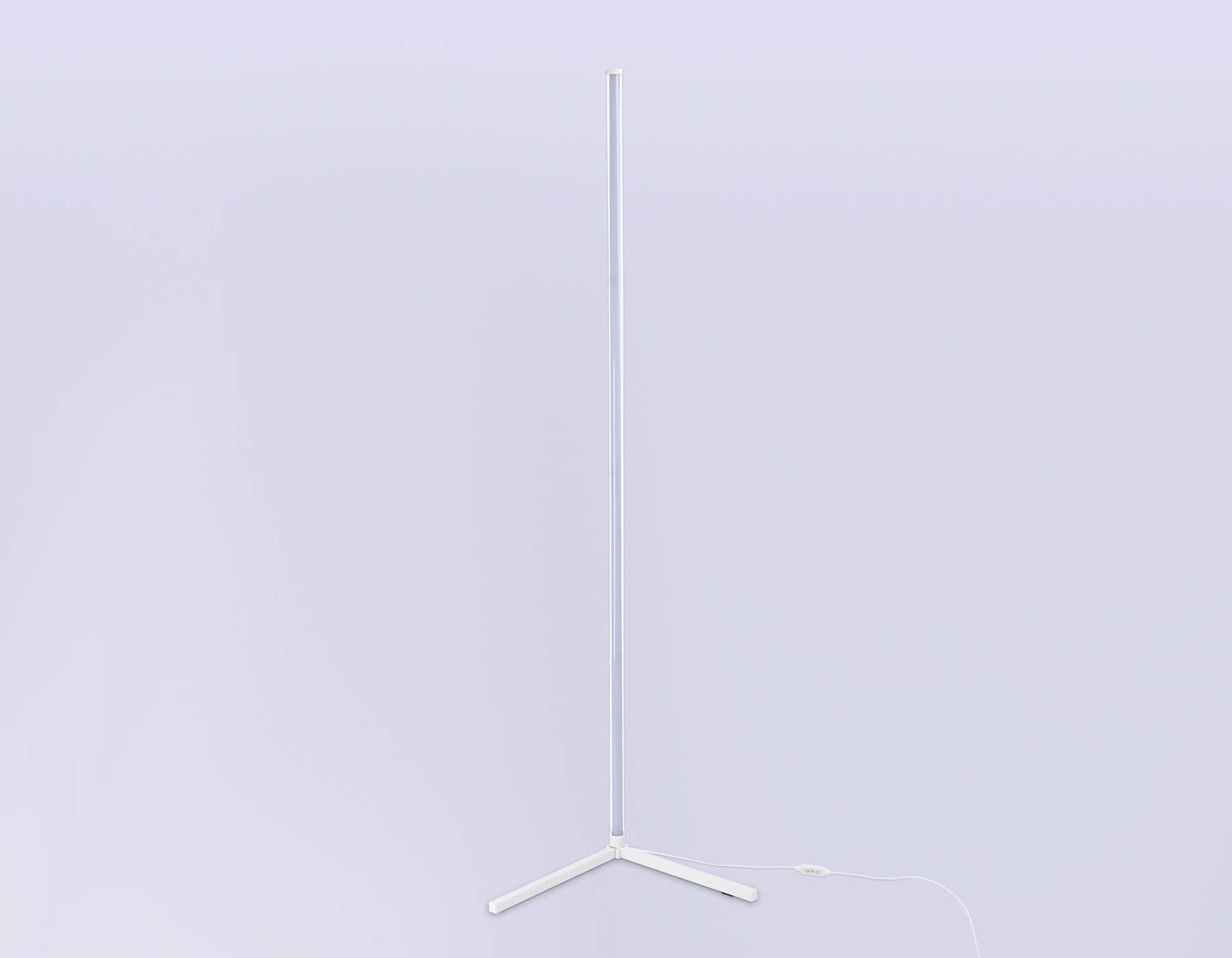 Светильник светодиодный напольный RGB с пультом FL8025 WH белый LED 20W RGB D32*1650 (ПДУ РАДИО 2.4G)