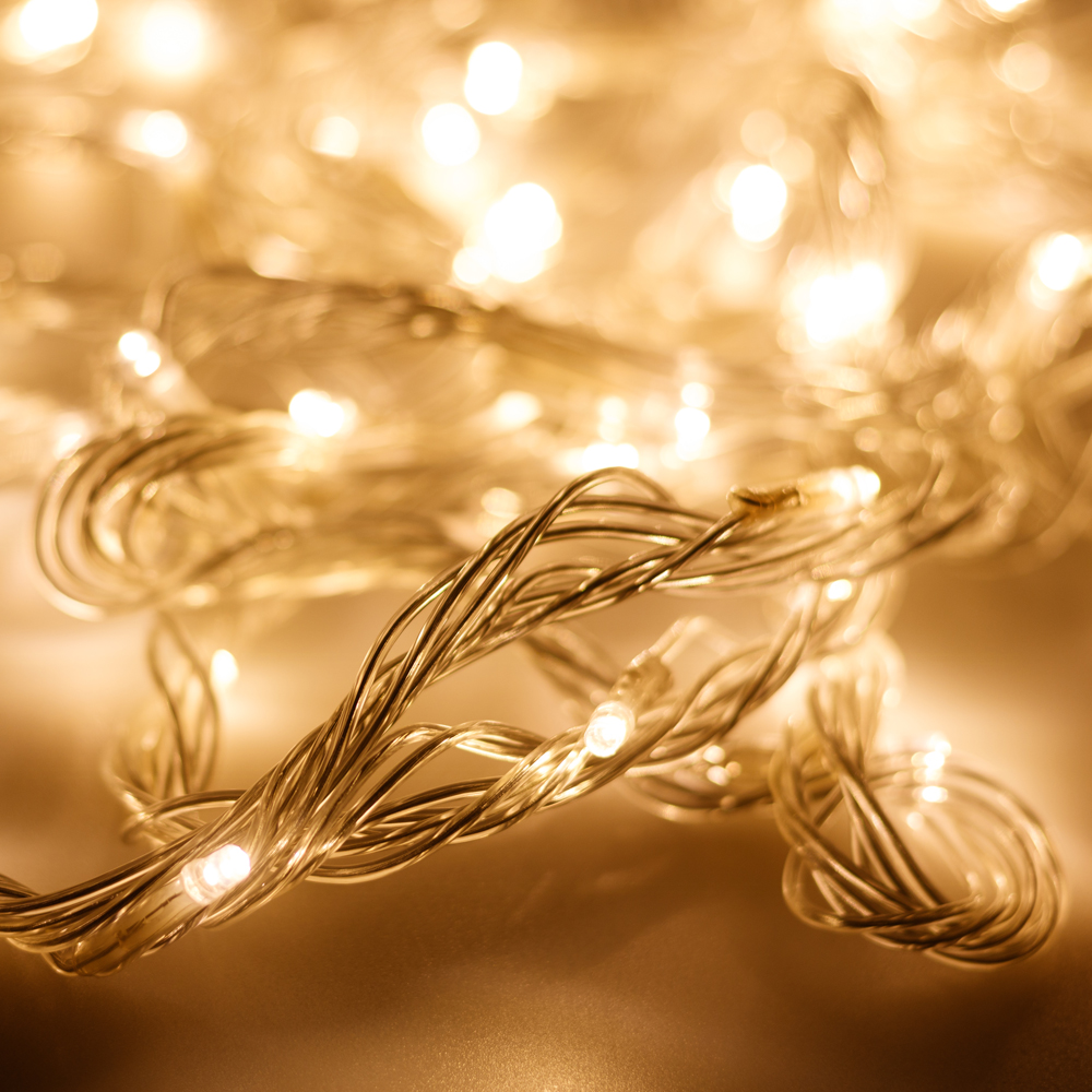 Светодиодная гирлянда ARD-STRING-HOME-10000-CLEAR-99LED-RUN WARM (230V, 10.5W) (Ardecoled, IP20) 025917