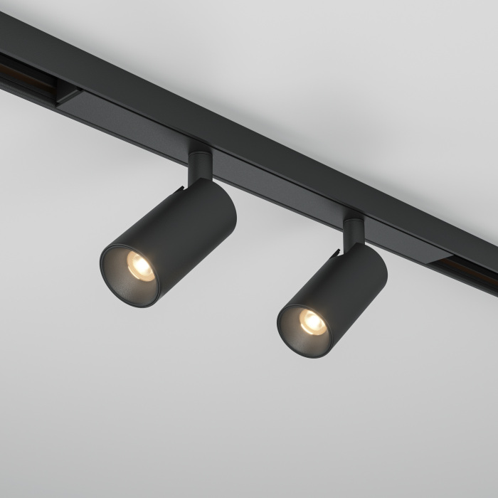 Трековый светильник магнитный 6W 48V Maytoni Focus Duo TR176-1-2X3WTW-M-B (tr176-1-2x3wtw-m-b)