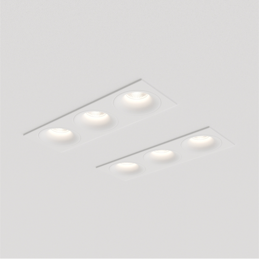 Встраиваемый светильник под сменную лампу Ledron AO1501091 SQ3 White (9667)