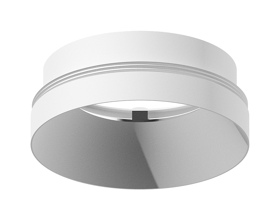 Насадка передняя для корпуса светильника с диаметром отверстия D70mm N7030 SWH белый песок D70*H27mm Out10mm MR16