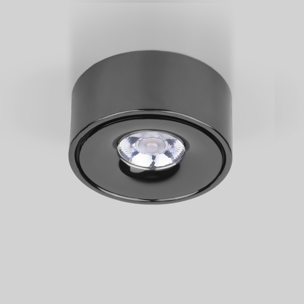 Накладной светодиодный светильник Glide черный жемчуг 25100LED (a059330)