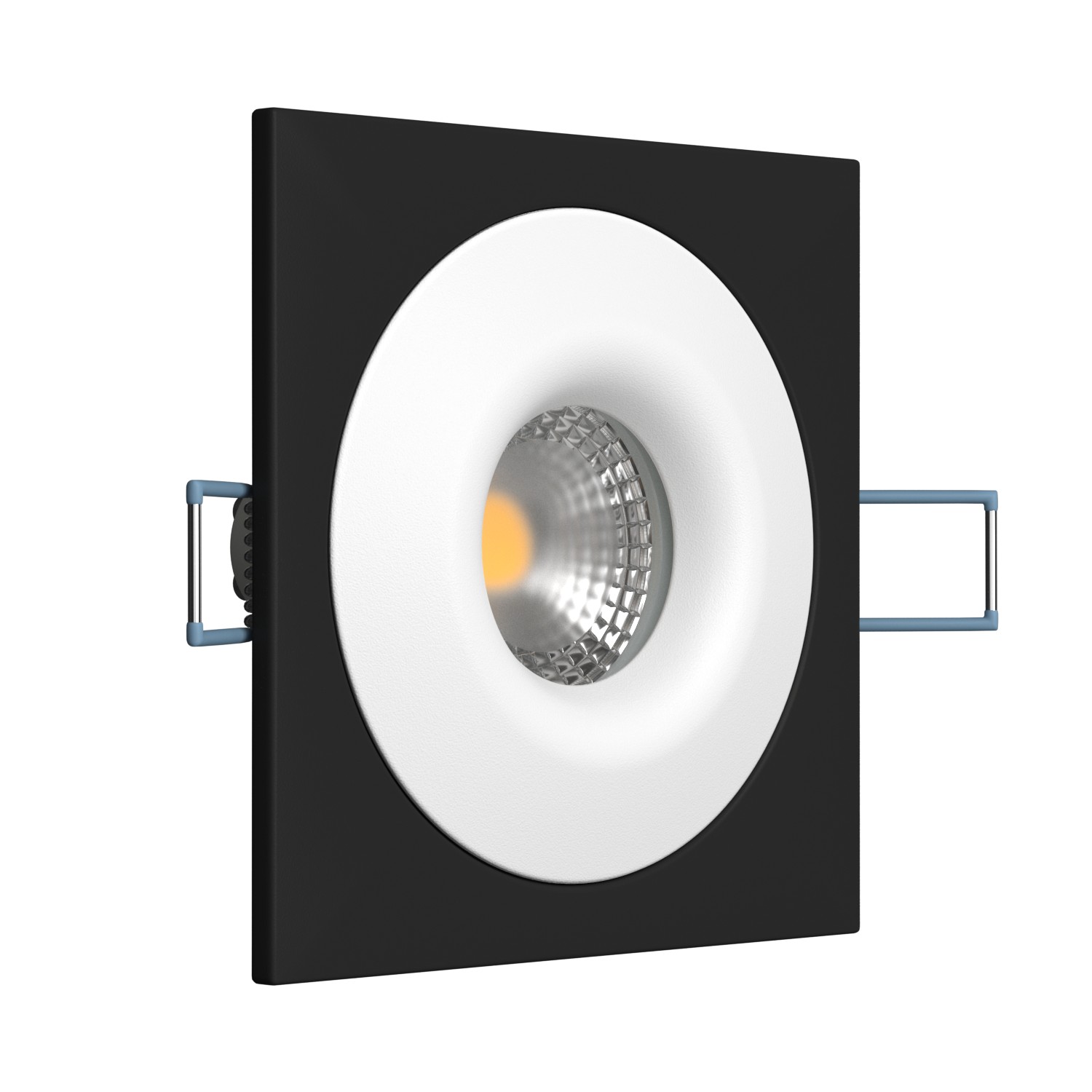 Встраиваемый светильник под сменную лампу Ledron AO1501001 SQ Black-White (2371)