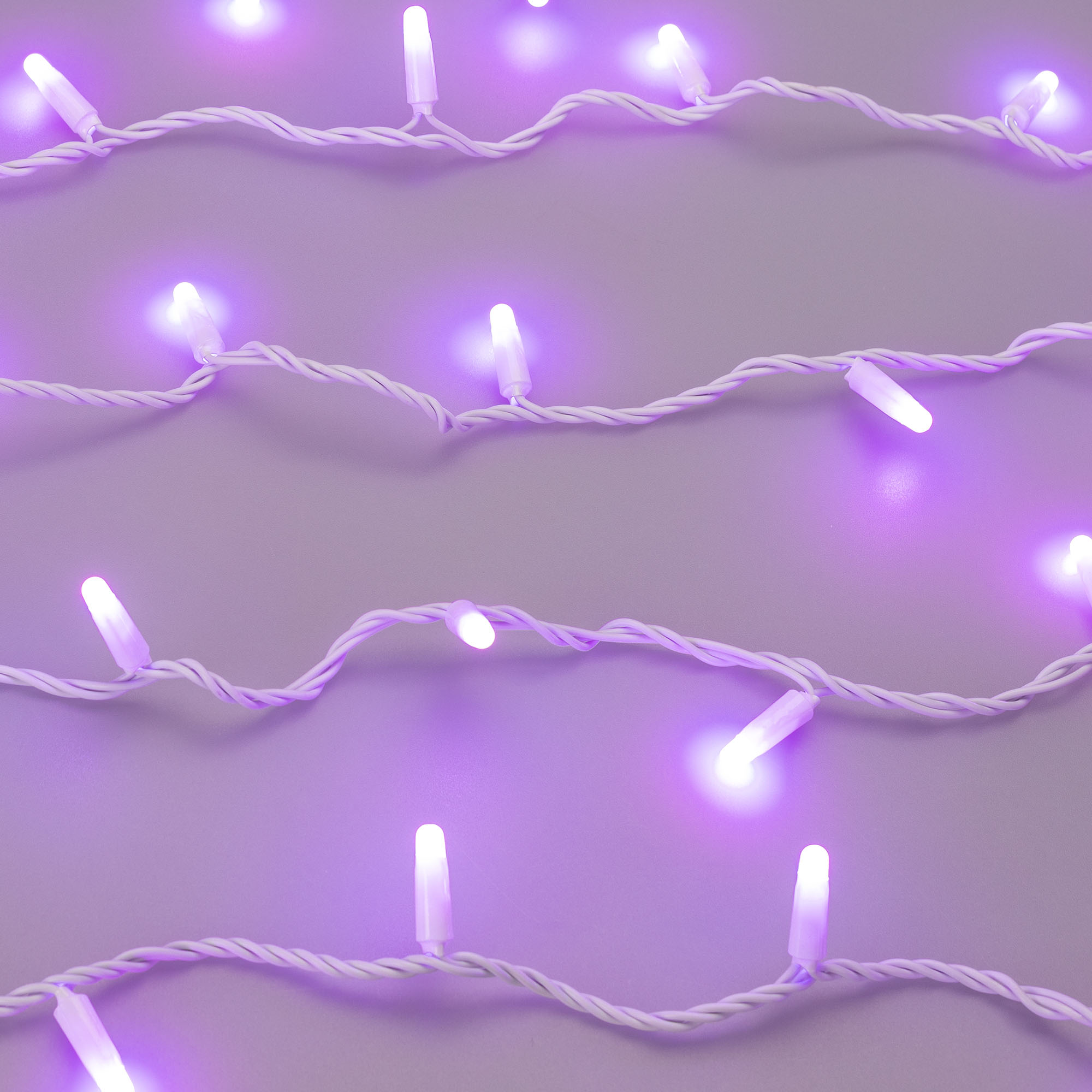 Светодиодная гирлянда ARD-STRING-CLASSIC-20000-WHITE-200LED-MILK-SYNC RGB (230V, 13W) (Ardecoled, IP65) 028206