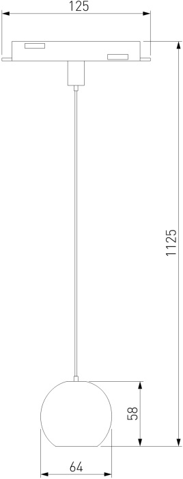 Трековый светильник магнитный 5W 4200K Event латунь Elektrostandard Slim Magnetic 8504001 (a062804)