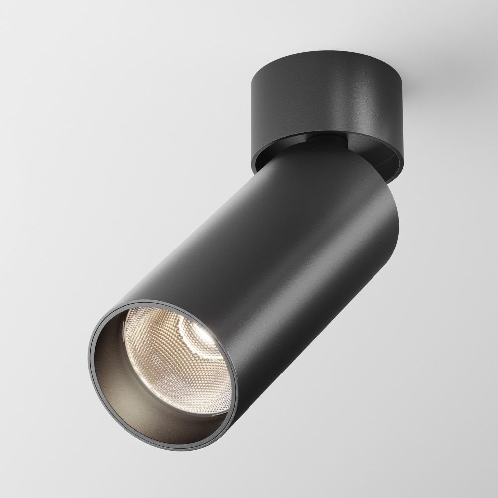 Потолочный светильник FOCUS LED 3000K 1x12Вт 50 Maytoni Technical C055CL-L12B3K-W-B (c055cl-l12b3k-w-b)