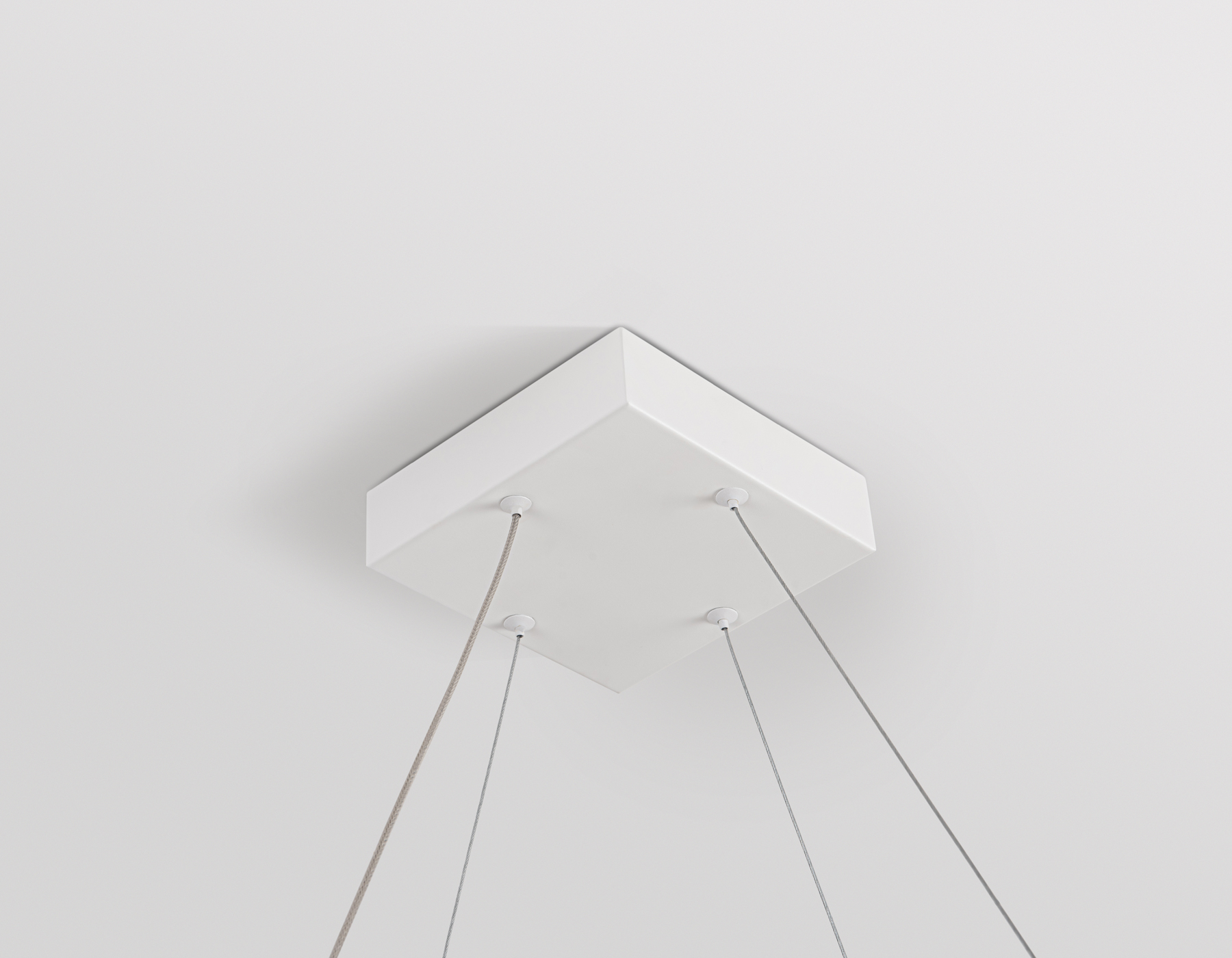 Подвесной светодиодный светильник FL5802/1+4 WH белый 50W 3000K/4200K/6400K 600*600*1200 (без ПДУ)