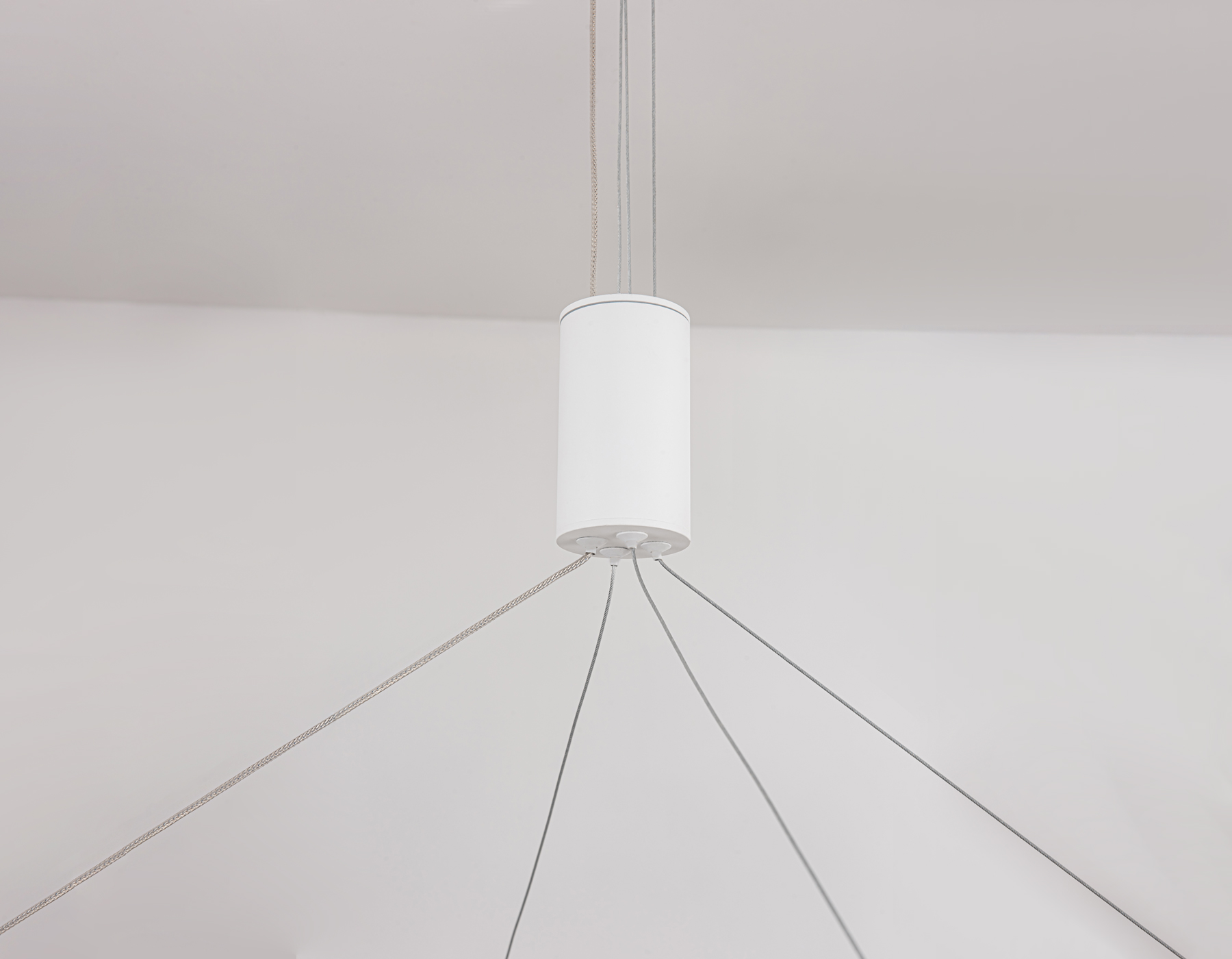 Подвесной светодиодный светильник FL5855 WH белый 40W 3000K/4200K/6400K D800*860 (без ПДУ)