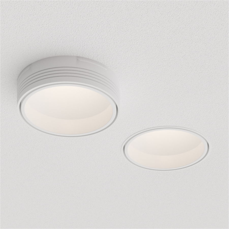 Встраиваемый светильник под сменную лампу Ledron KEA R H KIT1 White (8564)