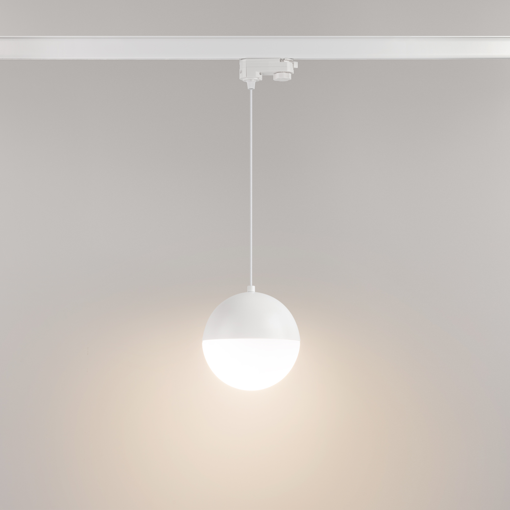 Светильник LGD-EMISFERO-TRACK-HANG-4TR-R150-11W Warm3000 (WH, 170 deg, 230V) (Arlight, IP20 Металл, 3 года) 035936