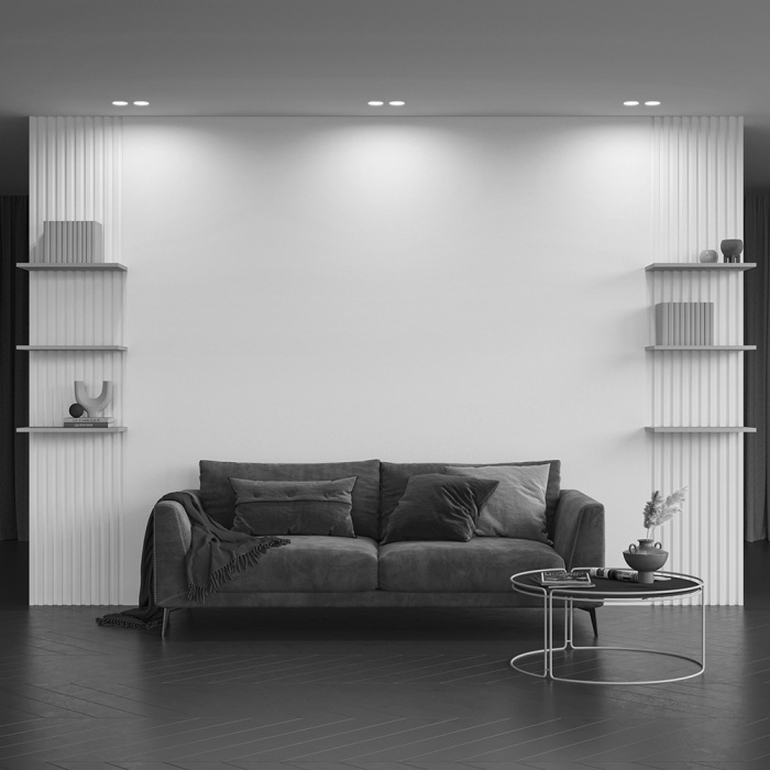 Встраиваемый светильник Gyps Modern GU10 2x35Вт Maytoni Technical DL002-1-02-W (dl002_1_02_w)