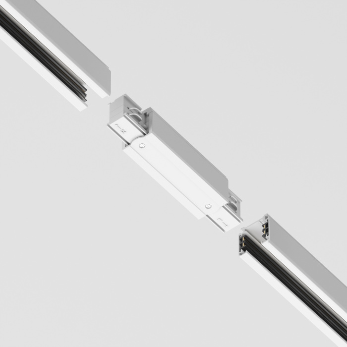 Коннектор прямой Trinity белый трехфазный Maytoni Technical TRA005C-31W (tra005c_31w)