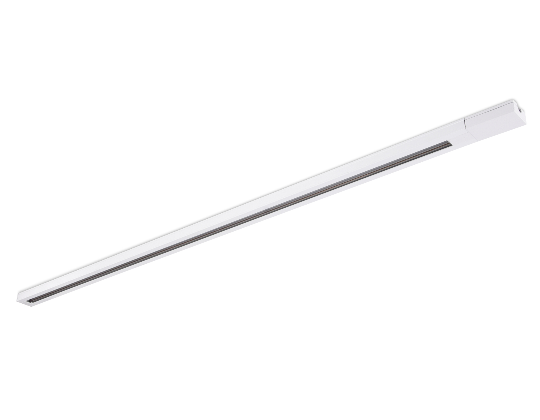 Трековый шинопровод однофазный 3м, с сетевым вводом и заглушкой GL7012 WH белый трековый шинопровод однофазный 3 м