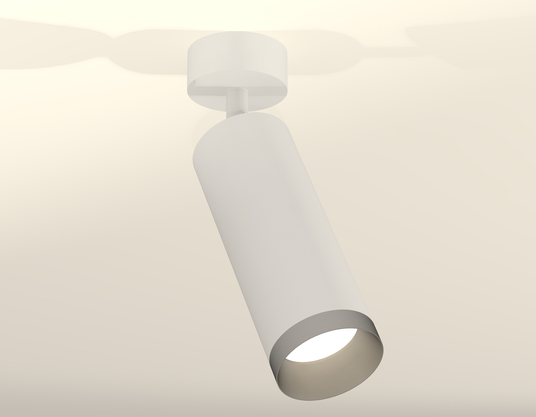 Комплект накладного поворотного светильника XM6342004 SWH/MCH белый песок/хром матовый MR16 GU5.3 (A2202, C6342, N6133)