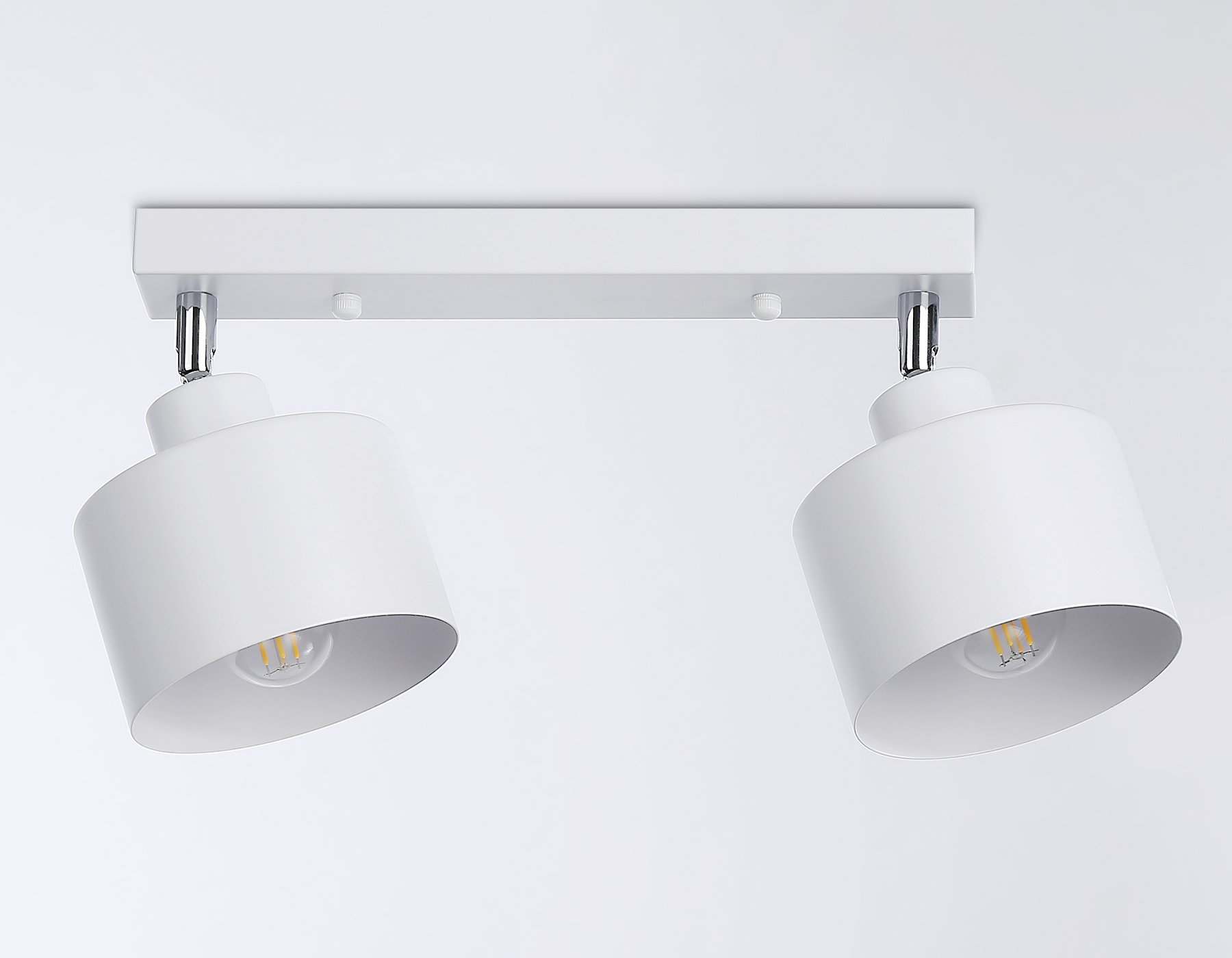 Настенно-потолочный спот в стиле лофт TR8141/2 WH белый E27*2 max 40W 340*120*180