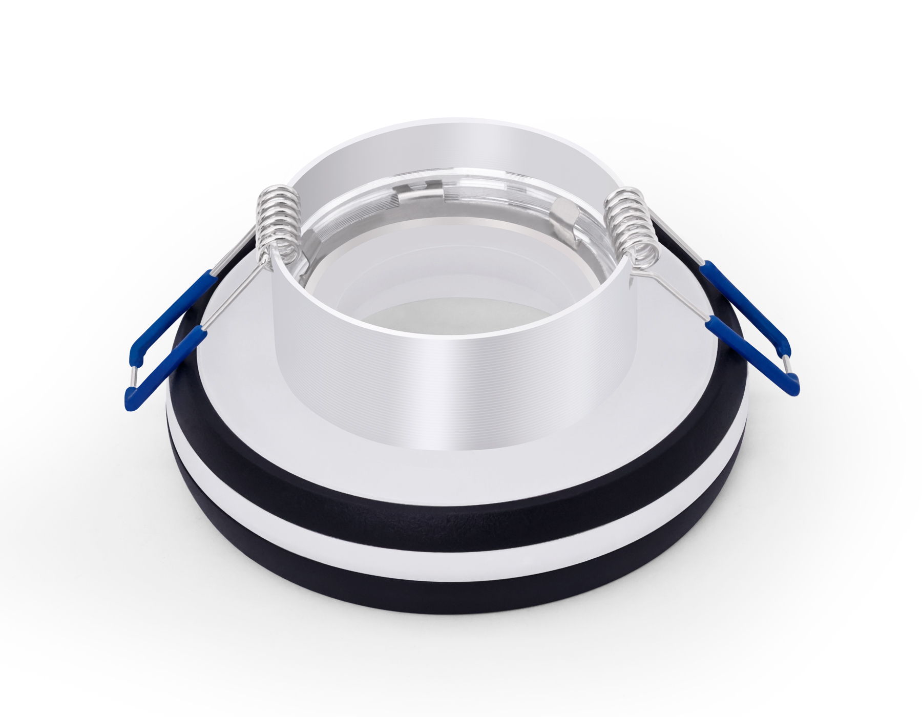 Встраиваемый точечный светильник MR16 с акрилом TN3322 SBK/FR черный песок/белый матовый GU5.3 D95*45