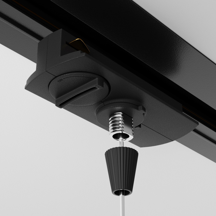 Коннектор для трека Unity черный однофазный Maytoni Technical TRA011-1-A-B