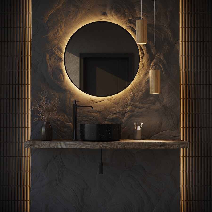 Подвесной светодиодный светильник Ledron Wooden Glass 2 White (10587)