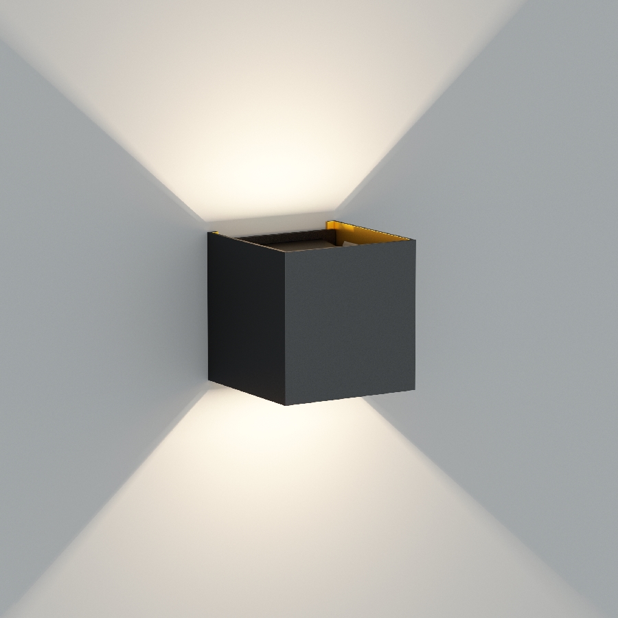 Настенный светодиодный светильник Ledron BCS-WL2027 Black-Gold (2991)