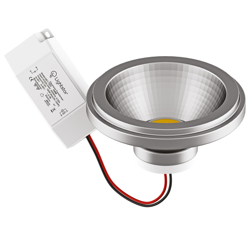 Лампочка светодиодная полусфера AR111 12W 2800-3000K 932102 (lampa_932102)