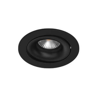 Встраиваемый поворотный светильник под сменную лампу Ledron DE200 Black (2328)