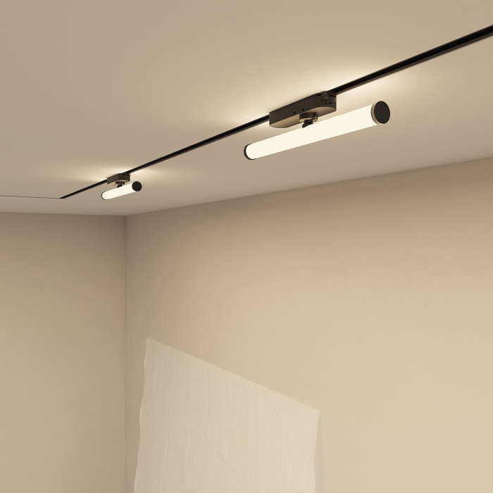 Трековый светильник однофазный 220V Denkirs Strom DK6448-BK (dk6448-bk)