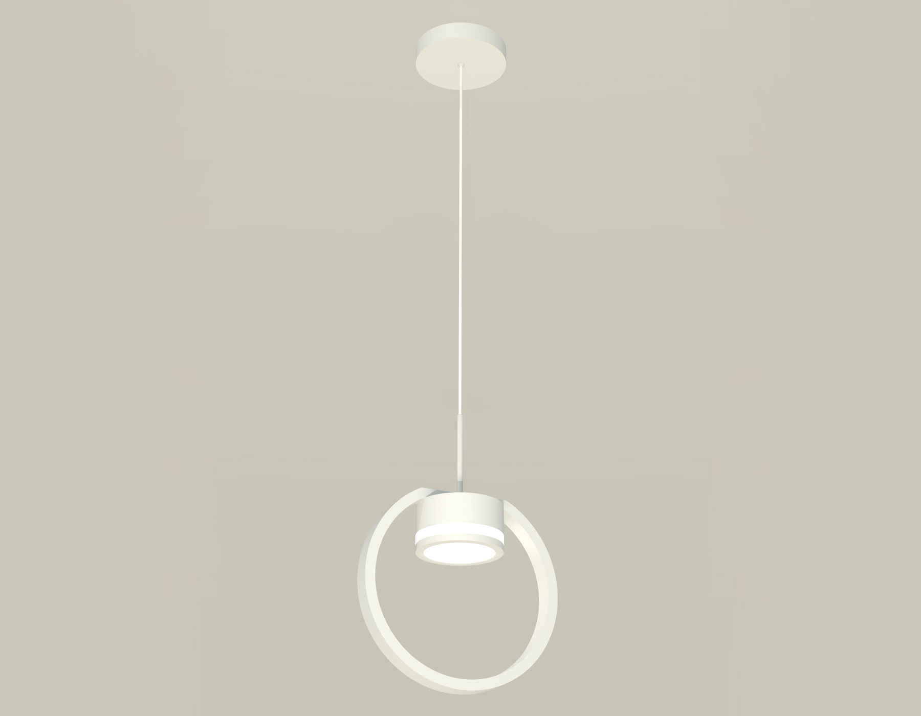 Комплект подвесного светильника с акрилом XB9101150 SWH/FR белый песок/белый матовый GX53 (C9101, N8412)