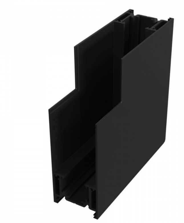 Угловой коннектор внутренний Gravity накладной черный магнитный Maytoni Technical TRX010ICL-21B