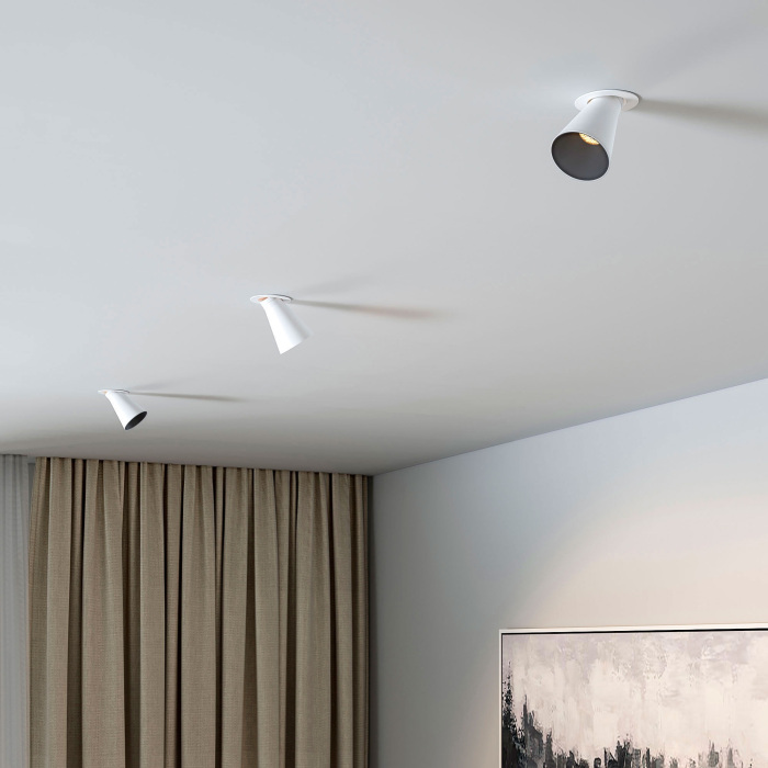 Светильник встраиваемый светодиодный Elektrostandard Bell 25097LED 8W 3000K белый (a068060)