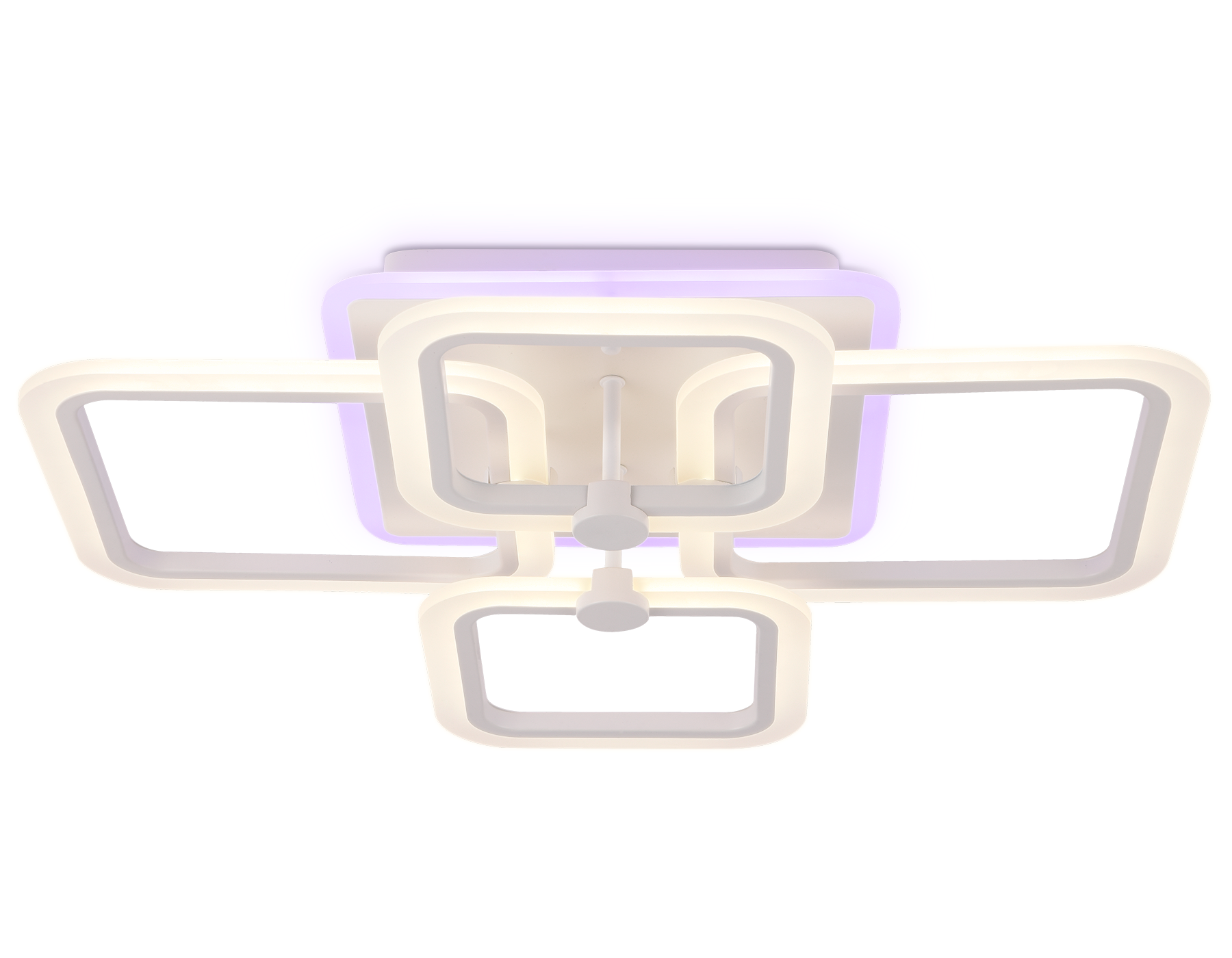 Потолочный светодиодный светильник с пультом FA533/2+2 WH белый 105W 770*540*120 (ПДУ РАДИО 2.4)