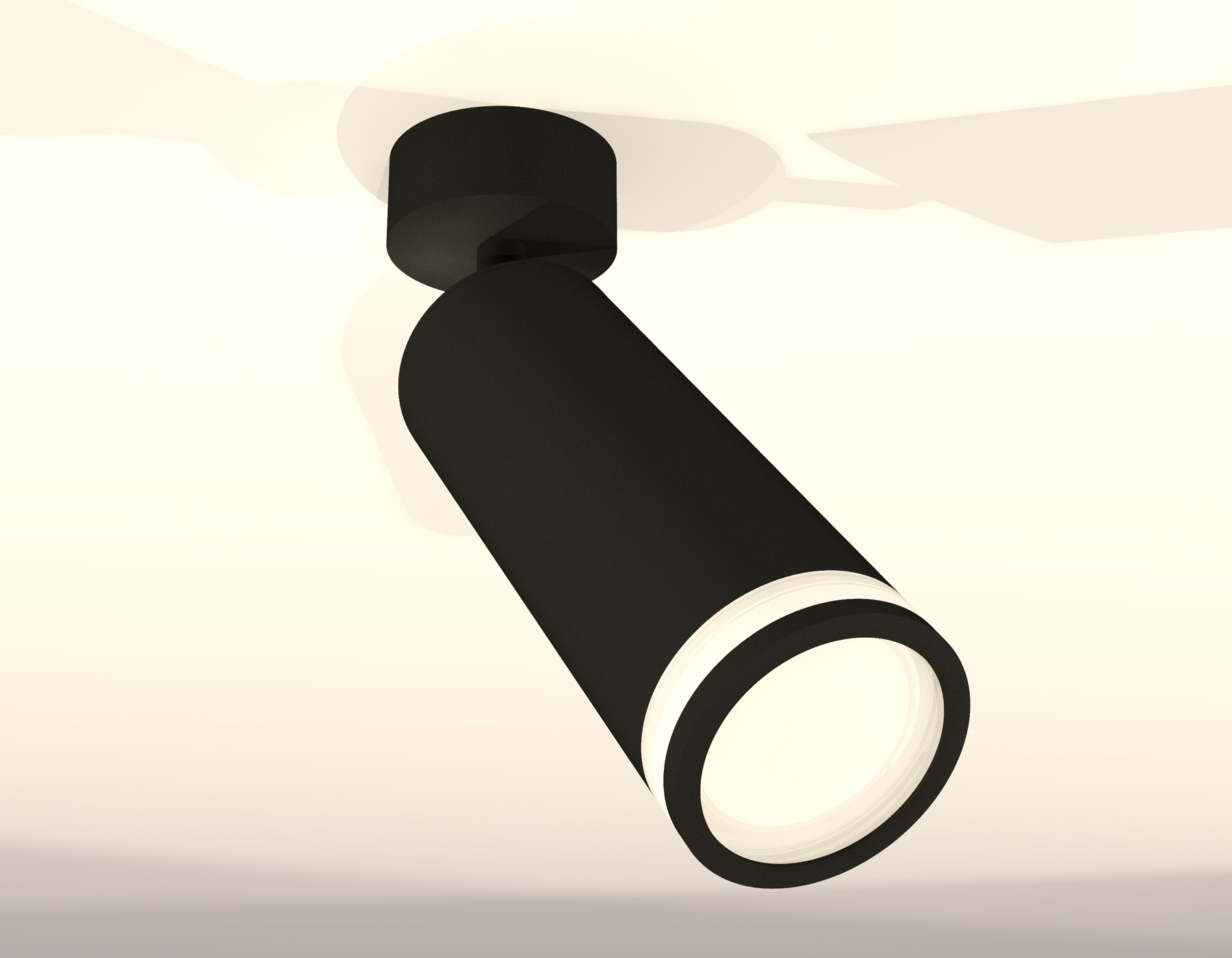 Комплект поворотного светильника с акрилом XM6343012 SBK/FR черный песок/белый матовый MR16 GU5.3 (A2210, C6343, N6221)