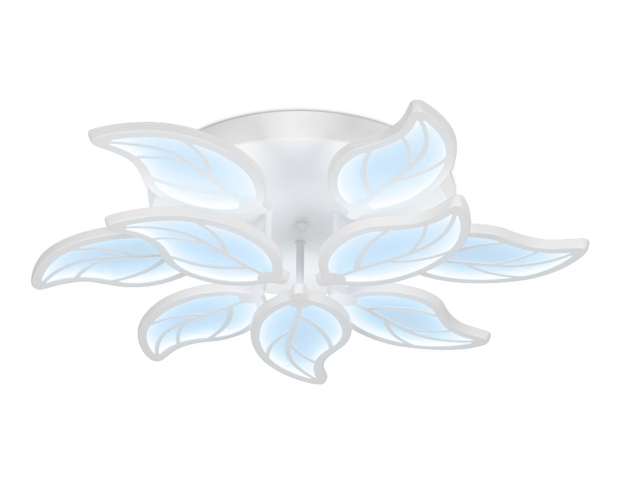 Потолочный светодиодный светильник с пультом FA460/6+3 WH белый 135W 670*590*120 (ПДУ РАДИО 2.4)