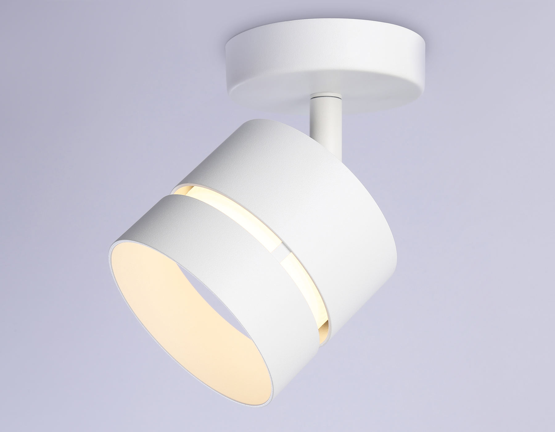 Светильник накладной поворотный со сменной лампой GU10 TN71055 WH белый GX53 max 12W D85*145
