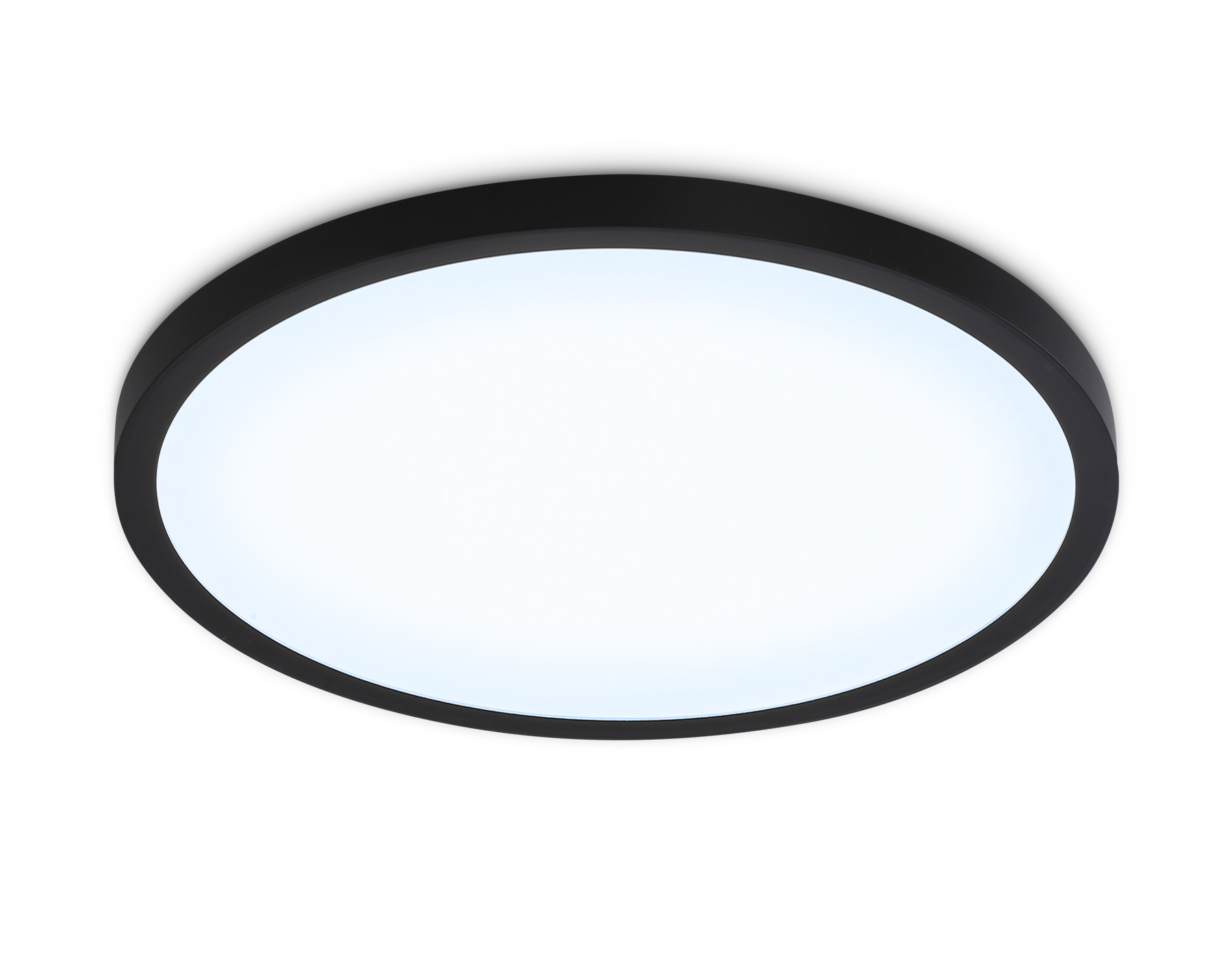 Светильник светодиодный ультратонкий с высокой степенью защиты IP54 FZ1961 BK черный IP54 40W 5000K D470*15 (Без ПДУ)