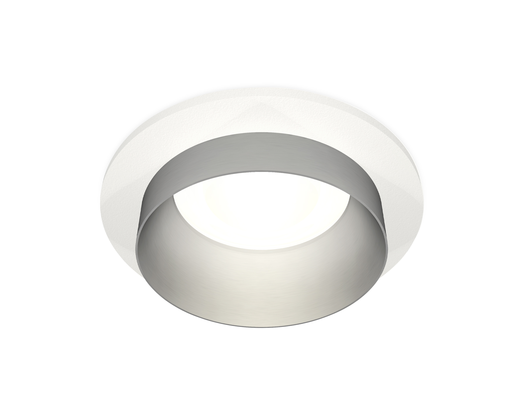 Комплект встраиваемого светильника XC6512023 SWH/MCH белый песок/хром матовый MR16 GU5.3 (C6512, N6133)