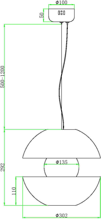Подвесной светильник Rebel MOD322PL-L6G3K (mod322pl-l6g3k)