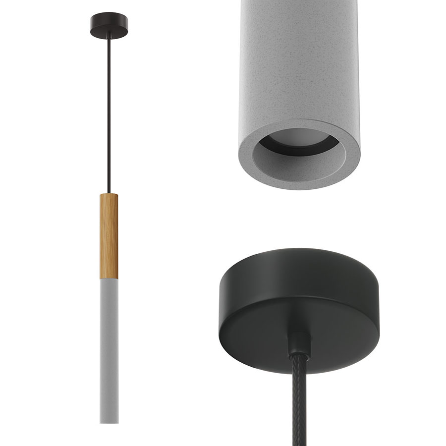 Подвесной светодиодный светильник Ledron ANY C Wood 185 (10208)