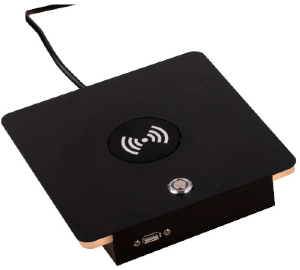 Настольная лампа светодиодная с беспроводной зарядкой и USB-портом Lightstar Muro 808537 (808537)