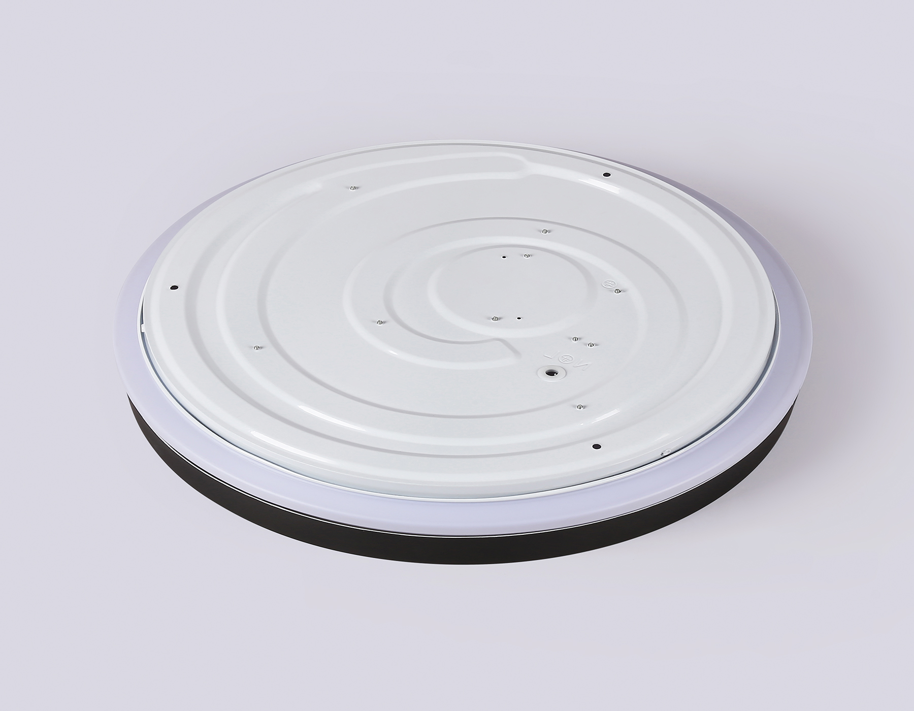 Светодиодный светильник RGB с пультом управления FZ610 BK/GD черный/золото IP20 66W 3000K-6500K+RGB D490*85 (ПДУ ИК)