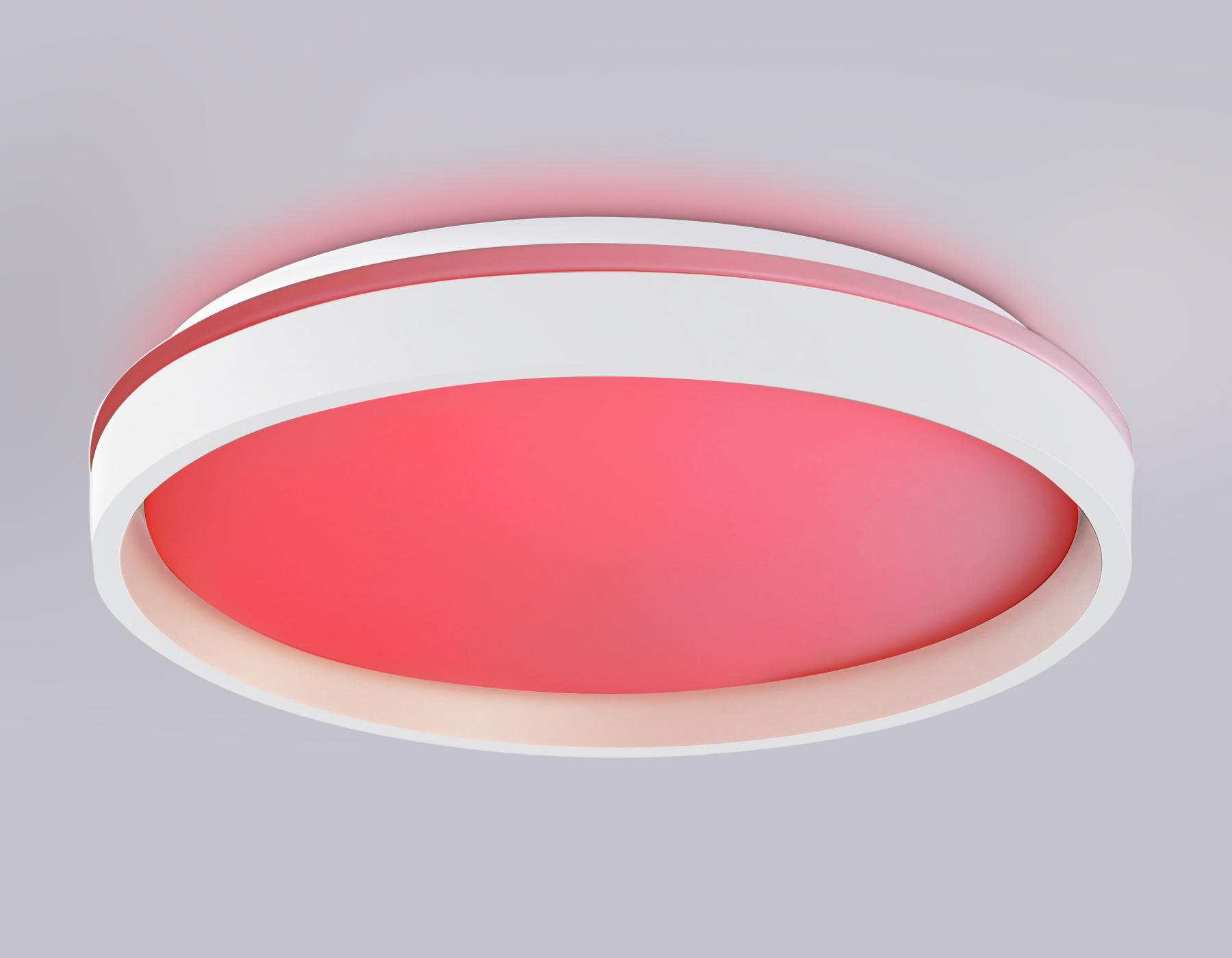 Светодиодный светильник RGB с пультом управления FZ607 WH/GD белый/золото IP20 66W 3000K-6500K+RGB D490*85 (ПДУ ИК)