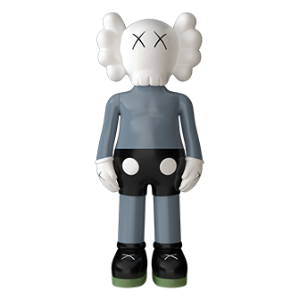 Дизайнерская статуэтка копилка KAWS Companion синий (9495)