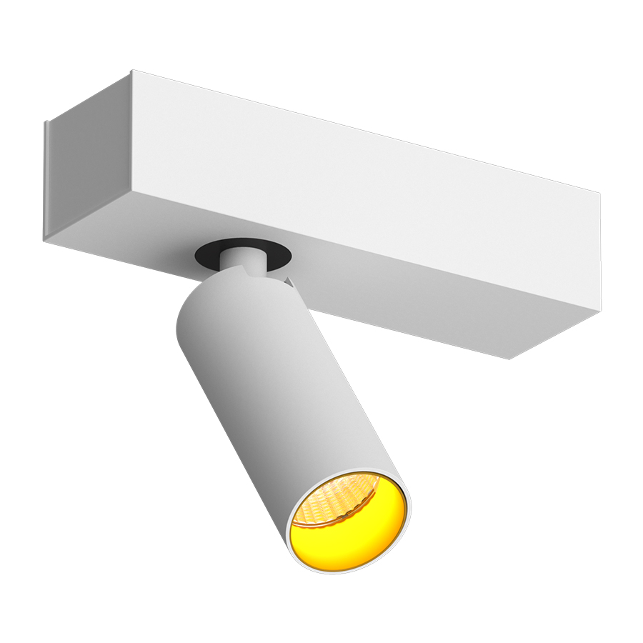 Накладной поворотный светодиодный светильник Ledron SAGITONY E S40 White-Gold 4000K (11132)