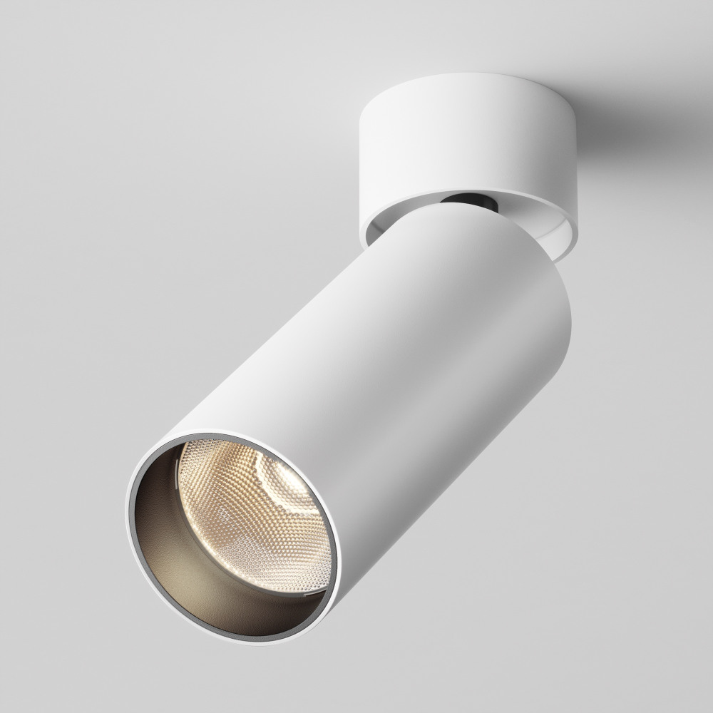 Накладной потолочный светильник FOCUS LED 3000K 1x12Вт 50 Maytoni Technical C055CL-L12W3K-W-W (c055cl-l12w3k-w-w)
